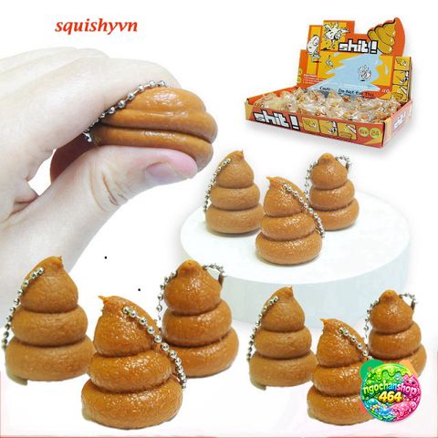 Móc Khóa Hình Cục Phân Vui Nhộn Giảm Căng Thẳng - Quà Tặng Đồ Chơi Thú Vị Cho Trẻ Em và Người Lớn