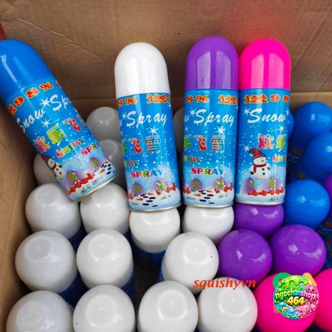 Bình Xịt Tuyết Siêu Chất Cho Trang Trí Noel - Phụ Kiện Giáng Sinh Độc Đáo, Dễ Dàng Xịt Trên Kính và Cây Thông