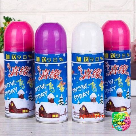 Bình Xịt Tuyết Siêu Chất Cho Trang Trí Noel - Phụ Kiện Giáng Sinh Độc Đáo, Dễ Dàng Xịt Trên Kính và Cây Thông