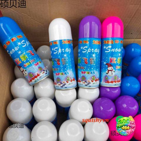Bình Xịt Tuyết Siêu Chất Cho Trang Trí Noel - Phụ Kiện Giáng Sinh Độc Đáo, Dễ Dàng Xịt Trên Kính và Cây Thông