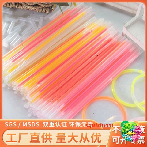 Que Phát Sáng Đa Sắc 20cm - Bộ 100 Que Dạ Quang Tỏa Sáng 8-12h, Thích Hợp Cho Tiệc Tùng và Sự Kiện Ngoài Trời