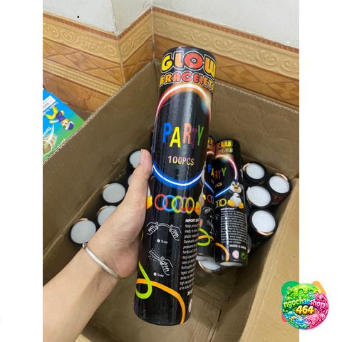 Que Phát Sáng Đa Sắc 20cm - Bộ 100 Que Dạ Quang Tỏa Sáng 8-12h, Thích Hợp Cho Tiệc Tùng và Sự Kiện Ngoài Trời