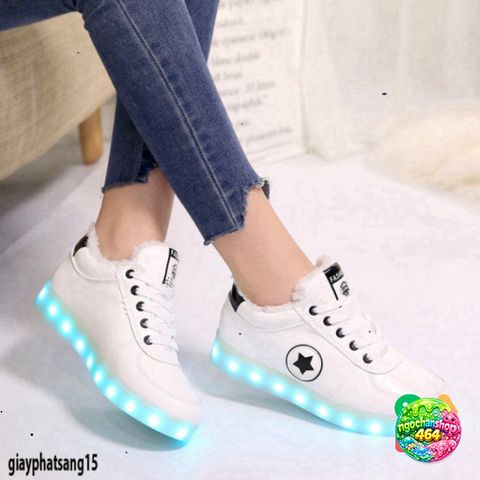 Giày LED Phát Sáng Hàn Quốc 8 Màu - Giày Thể Thao Thời Trang Nam Nữ, Dành Cho Các Bữa Tiệc và Sự Kiện