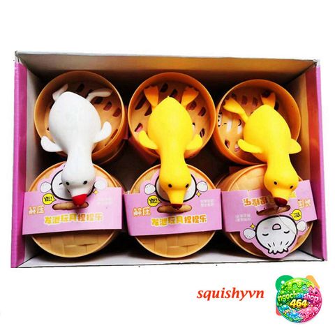 Đồ Chơi Squishy Bánh Bao & Dimsum - Đồ Chơi Giảm Căng Thẳng An Toàn Cho Trẻ Em, Phát Triển Kỹ Năng Nấu Ăn