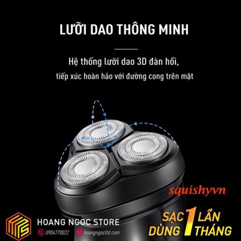 Máy Cạo Râu Flyco Poree PS156 - Tông Đơ Chống Nước, 3 Đầu Cạo, Pin Bền, Thích Hợp Cạo Khô và Ướt, Quà Tặng Nam Ấm Áp