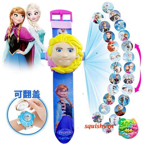 Đồng Hồ Chiếu 3D Cho Trẻ Em - 24 Hình Hoạt Hình Đô Rê Mon, Spiderman, Iron Man, Batman - Đồng Hồ Kỹ Thuật Số Thời Trang
