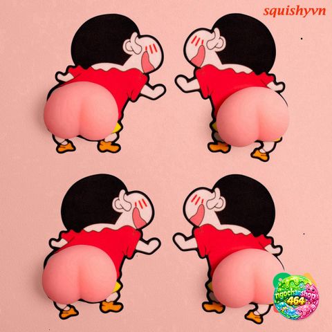 Miếng Dán Silicone Quả Đào Siêu Hot - Giảm Stress, Sticker Dán Điện Thoại & Ô Tô, Đồ Chơi Squishy Độc Đáo, Quà Tặng Dễ Thương