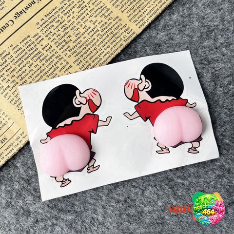 Miếng Dán Silicone Quả Đào Siêu Hot - Giảm Stress, Sticker Dán Điện Thoại & Ô Tô, Đồ Chơi Squishy Độc Đáo, Quà Tặng Dễ Thương