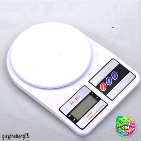 Cân Điện Tử Mini FS-400 - Màn Hình LCD HD 10kg/1g, Dễ Sử Dụng, Pin Tặng Kèm - Cân Nhà Bếp Sang Trọng, Thời Trang