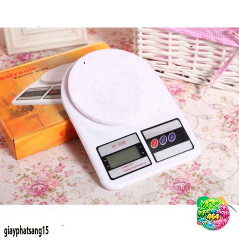 Cân Điện Tử Mini FS-400 - Màn Hình LCD HD 10kg/1g, Dễ Sử Dụng, Pin Tặng Kèm - Cân Nhà Bếp Sang Trọng, Thời Trang