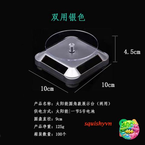 Bàn Xoay 360 Độ Trưng Bày Sản Phẩm - Đế Xoay Nhựa Mica Cao Cấp, Tiện Dụng và An Toàn, 3 Màu Sắc Thời Trang