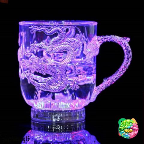 Cốc Uống Rượu/Bia LED 270ML Phát Sáng - Cốc Thủy Tinh Acrylic Trang Trí Tiệc Tùng, Bar và Câu Lạc Bộ