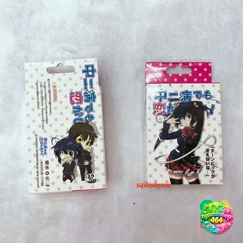 Bộ Thẻ Bài Poker Anime Love Chunibyo 52 Lá - Quà Tặng Đặc Biệt Cho Fan Manga & Anime Yêu Thích