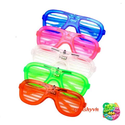 Kính Mắt LED Phát Sáng Đa Sắc - Kính Râm Tiệc Tùng Màu Đỏ, Xanh Dương, Xanh Lá, Trắng - Phụ Kiện Thời Trang Nổi Bật