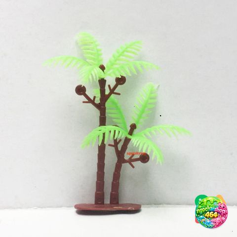 Cây Dừa Mini Bằng Nhựa - Phụ Kiện Tiểu Cảnh Hồ Cá Độc Đáo Cho Non Bộ, Kích Thước 8-10 cm, Trang Trí Hồ Bể Cá Nhỏ