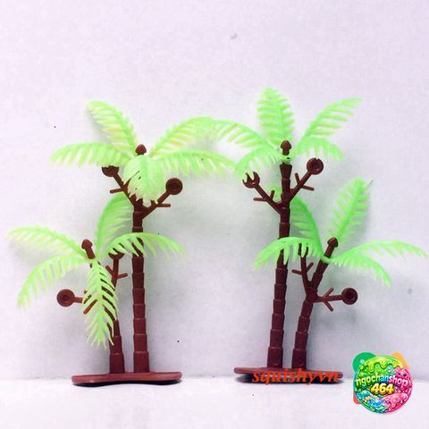 Cây Dừa Mini Bằng Nhựa - Phụ Kiện Tiểu Cảnh Hồ Cá Độc Đáo Cho Non Bộ, Kích Thước 8-10 cm, Trang Trí Hồ Bể Cá Nhỏ