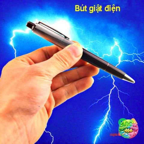 Bút Giật Điện Vui Nhộn - Trò Chơi Bút Chọc Cười Bạn Bè, Đồ Troll Kinh Dị Cho Người Lớn - Tặng Quà Hài Hước