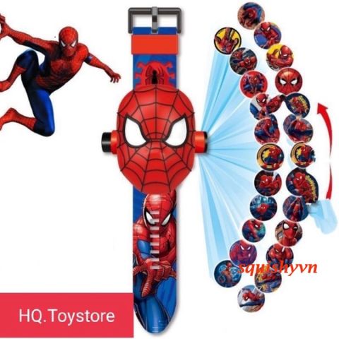 Đồng Hồ Điện Tử 3D Cho Trẻ Em - 24 Hình Hoạt Hình Đáng Yêu Như Elsa, Người Nhện, Siêu Nhân, Quà Tặng Sáng Tạo Cho Bé
