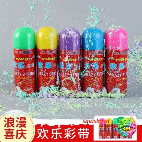 Bình Phun Màu Sắc Đỏ, Cam, Vàng, Xanh, Xanh Dương, Hồng, Tím - Trang Trí Sự Kiện, Bữa Tiệc, Lễ Hội, Tỏ Tình Lãng Mạn