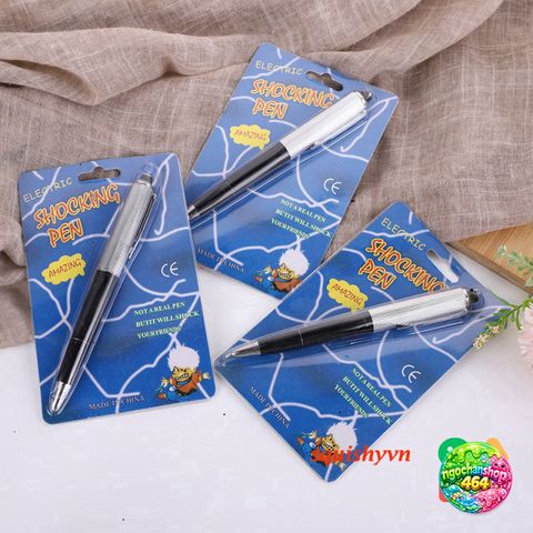Bút Điện Giật Hài Hước Cao Su Chất Lượng - Trò Chơi Sốc Điện Vui Nhộn cho Bạn Bè, Bút Kỳ Dị Thú Vị, Quà Tặng Độc Đáo
