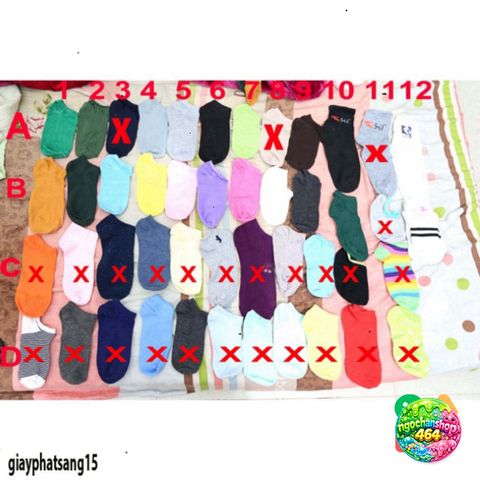 Combo 50 Đôi Tất Nam Cổ Ngắn Cotton Chất Lượng Cao - Vớ Chống Kháng Khuẩn Thoáng Khí Cho Giày Tây Công Sở