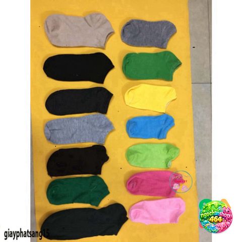 Combo 50 Đôi Tất Nam Cổ Ngắn Cotton Chất Lượng Cao - Vớ Chống Kháng Khuẩn Thoáng Khí Cho Giày Tây Công Sở