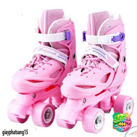 Giày Patin 4 Bánh An Toàn Cho Trẻ Em - Trượt Thoải Mái Từ 5 Đến 14 Tuổi - Giày Chơi An Toàn, Đổi Trả 15 Ngày
