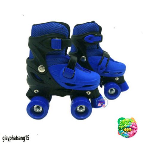 Giày Patin 4 Bánh An Toàn Cho Trẻ Em - Trượt Thoải Mái Từ 5 Đến 14 Tuổi - Giày Chơi An Toàn, Đổi Trả 15 Ngày