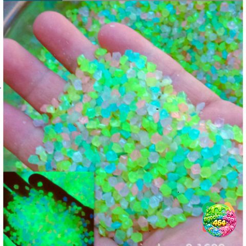 Hạt Sỏi Dạ Quang Cá 800 Chiếc Size 3-5MM - Trang Trí Bể Cá, Tiểu Cảnh, Hồ Bơi, Sân Vườn An Toàn và Thân Thiện Với Môi Trường