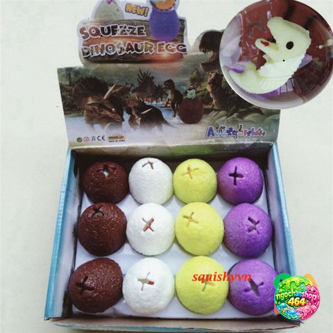 Đồ Chơi Bóp Nặn Trứng Khủng Long Squishy - Giải Tỏa Căng Thẳng, Quà Tặng Dễ Thương Cho Trẻ Em và Người Lớn, An Toàn và Đáng Yêu