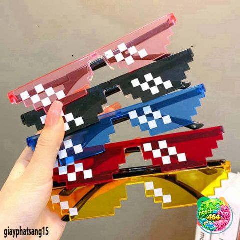 Kính Thợ Mỏ Minecraft Thuglife - Kính Mát Thời Trang Phong Cách 8bit Dành Cho Nam Nữ - Giá Rẻ, Chất Lượng Cao, Hot Trend 2021