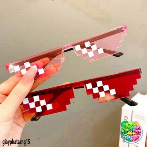 Kính Thợ Mỏ Minecraft Thuglife - Kính Mát Thời Trang Phong Cách 8bit Dành Cho Nam Nữ - Giá Rẻ, Chất Lượng Cao, Hot Trend 2021