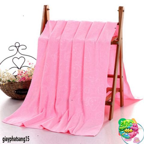 Khăn Tắm Nhật Bản Khổ Lớn 1m4x70cm - Mềm Mịn 180GRAM, Thấm Hút Nhanh, An Toàn Cho Da Trẻ Em