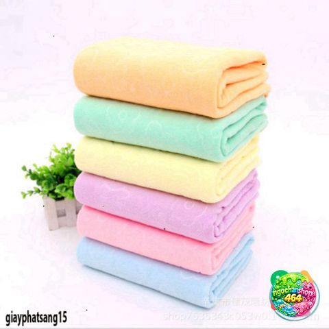 Khăn Tắm Nhật Bản Khổ Lớn 1m4x70cm - Mềm Mịn 180GRAM, Thấm Hút Nhanh, An Toàn Cho Da Trẻ Em