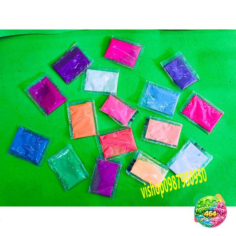 Bột Màu Dạ Quang Siêu Sáng 10g - 12 Màu Rực Rỡ Cho Nghệ Thuật Trang Trí, Thủ Công, Phát Sáng Ban Đêm