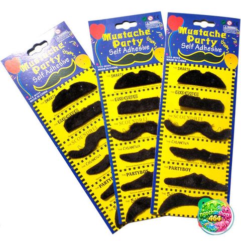 Râu Giả Đen Độc Đáo 50 Kiểu - Râu Hóa Trang Dễ Sử Dụng Cho Tiệc Halloween, Sinh Nhật & Giáng Sinh - Phụ Kiện Thời Trang ấn Tượng