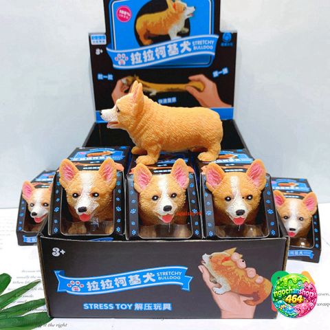 Đồ Chơi Squishy Hình Chó Corgi Dễ Thương - Giảm Stress Cho Bé - An Toàn, Đồ Chơi Phát Triển Trí Tuệ, Chất Liệu PU Mềm mại
