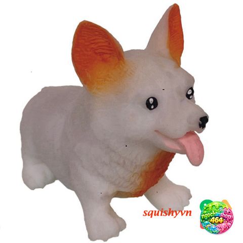 Đồ Chơi Squishy Hình Chó Corgi Dễ Thương - Giảm Stress Cho Bé - An Toàn, Đồ Chơi Phát Triển Trí Tuệ, Chất Liệu PU Mềm mại