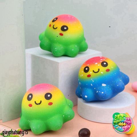 Đồ Chơi Squishy Bạch Tuộc Mềm Mại - Giải Tỏa Căng Thẳng, An Toàn Cho Thú Cưng, Quà Tặng Dễ Thương Cho Bé 5+