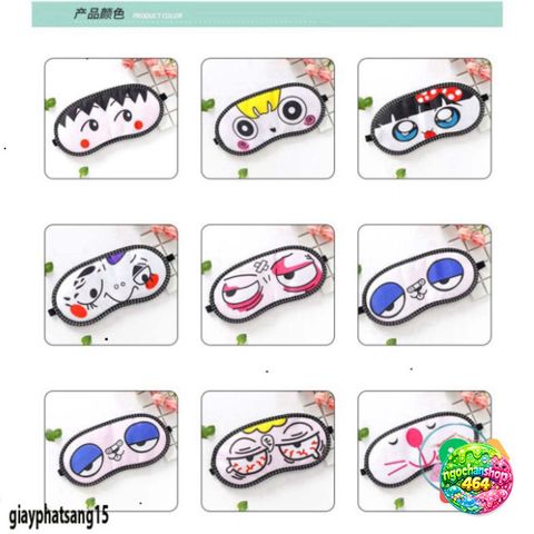 Bịt Mắt Ngủ Siêu Cute Hàn Quốc - Eye Mask Ngộ Nghĩnh Có Gel & Không Gel, Tiện Lợi Cho Giấc Ngủ Ngon Lành