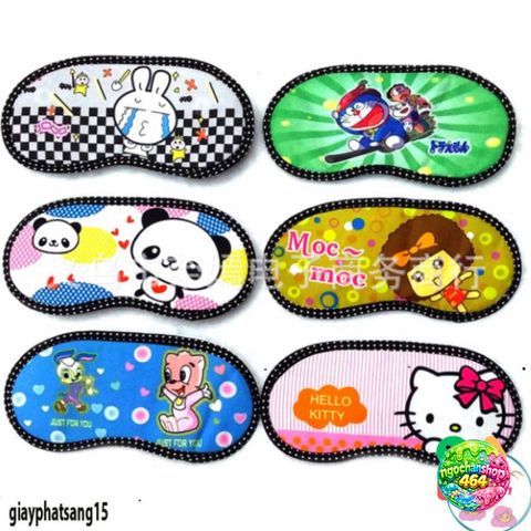 Bịt Mắt Ngủ Siêu Cute Hàn Quốc - Eye Mask Ngộ Nghĩnh Có Gel & Không Gel, Tiện Lợi Cho Giấc Ngủ Ngon Lành