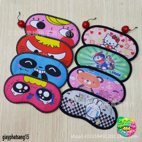 Bịt Mắt Ngủ Siêu Cute Hàn Quốc - Eye Mask Ngộ Nghĩnh Có Gel & Không Gel, Tiện Lợi Cho Giấc Ngủ Ngon Lành