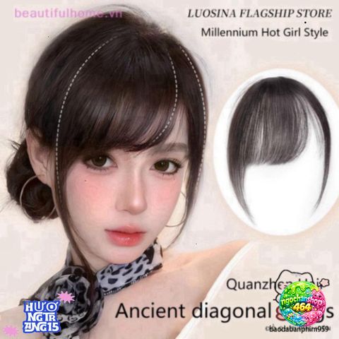 Tóc Giả Dễ Dàng Tạo Kiểu Cho Bé Gái - Phụ Kiện Thời Trang An Toàn, Không Hóa Chất, Thay Đổi Kiểu Dáng Nhanh Chóng