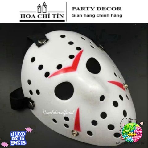 Mặt nạ Halloween Jason Voorhees - Mặt nạ hóa trang độc đáo cho tiệc Halloween và cosplay - Kích thước Lớn, chất liệu nhựa cao cấp
