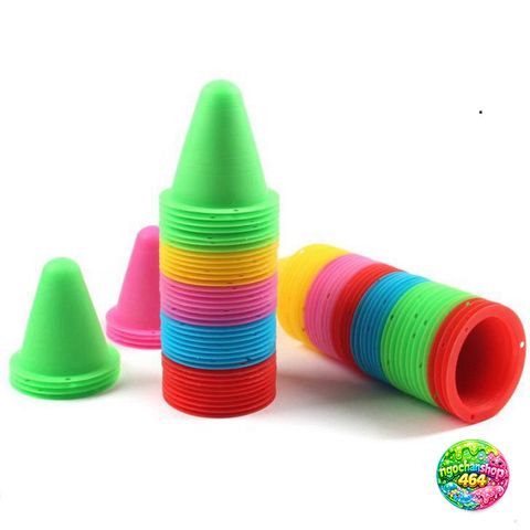 Chướng Ngại Vật Đánh Bóng Trượt Patin - Cốc Nấm Màu Sắc Rực Rỡ Cho Thể Thao & Tập Trận Môn Thể Thao 50 Cốc