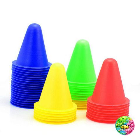 Chướng Ngại Vật Đánh Bóng Trượt Patin - Cốc Nấm Màu Sắc Rực Rỡ Cho Thể Thao & Tập Trận Môn Thể Thao 50 Cốc