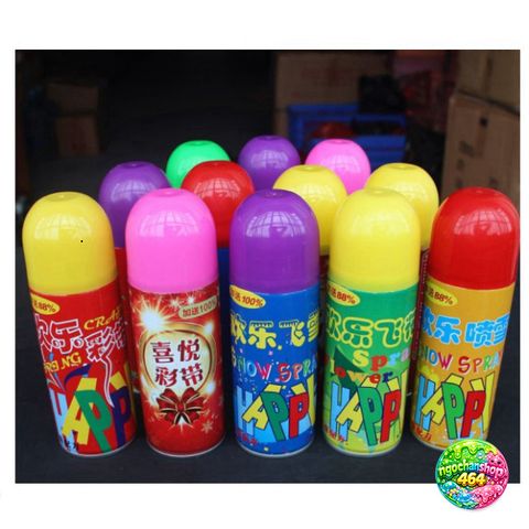 Bình Xịt Dây Khử Mùi ĐIệt Bóng Dây - Phụ Kiện Tiệc Sinh Nhật và Lễ Hội Vui Chơi, Tiết Kiệm Không Gian