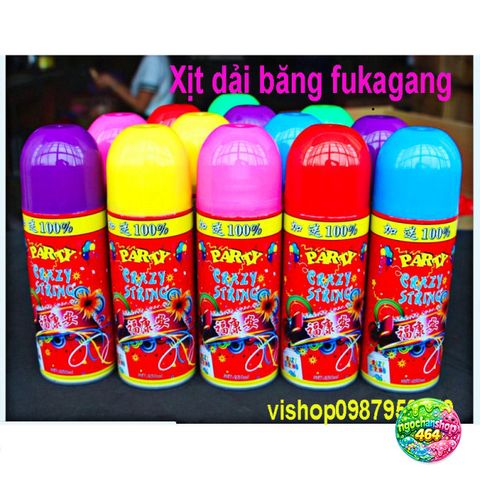 Bình Xịt Dây Khử Mùi ĐIệt Bóng Dây - Phụ Kiện Tiệc Sinh Nhật và Lễ Hội Vui Chơi, Tiết Kiệm Không Gian