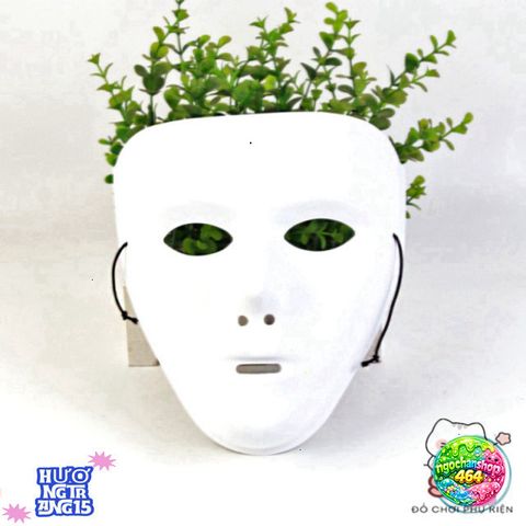 Mặt Nạ Dạ Hội Jabbawockeez Màu Trắng Hip Hop - Phụ Kiện Thời Trang Độc Đáo Cho Tiệc Hóa Trang và Cosplay