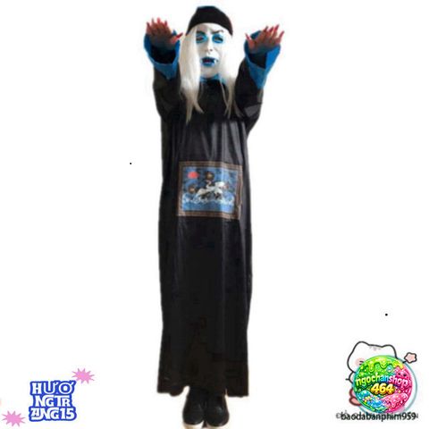 Trang Phục Hóa Trang Ma Cương Thi Halloween - Bộ Đồ Phù Hợp Cho Bữa Tiệc Kinh Dị Và Cosplay, Tiện Dụng Và Thoải Mái